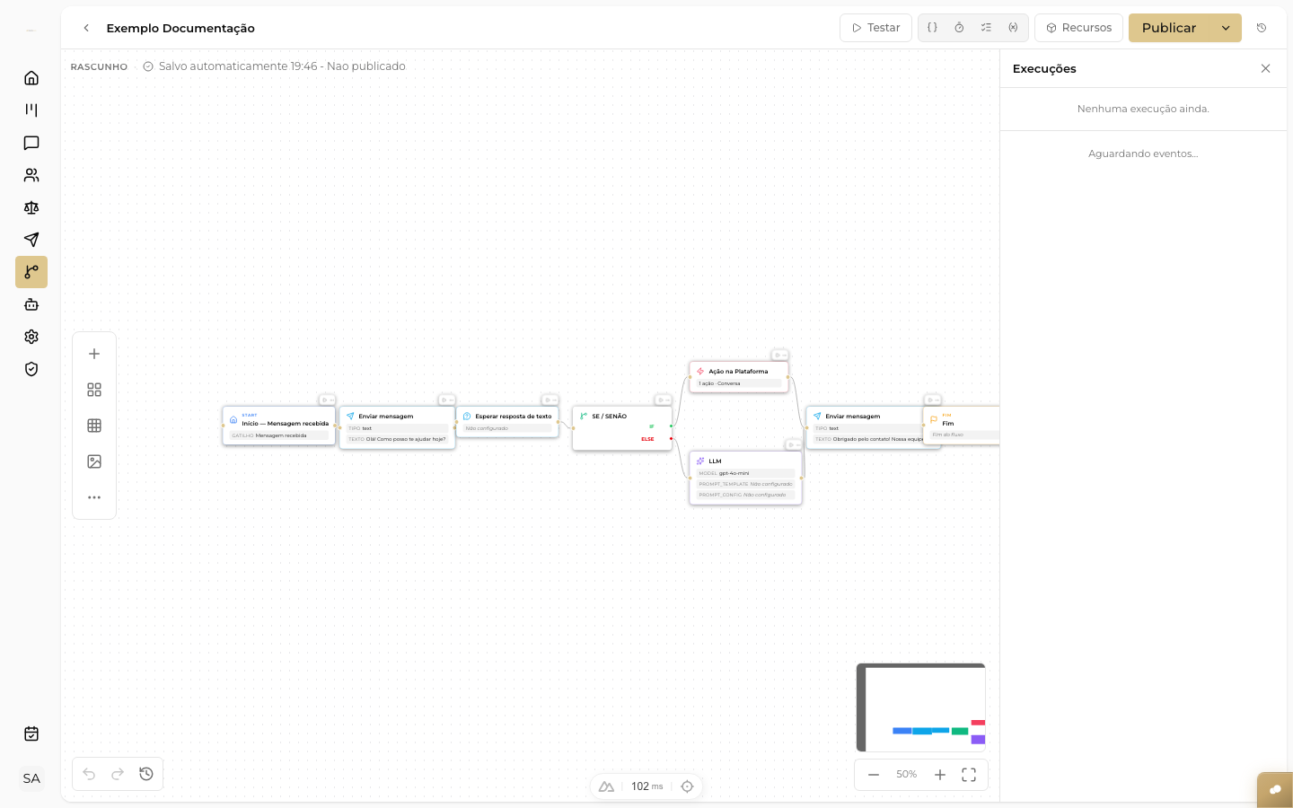 CAPTURAR: blocos HTTP Request e IF/ELSE dentro do container de Loop